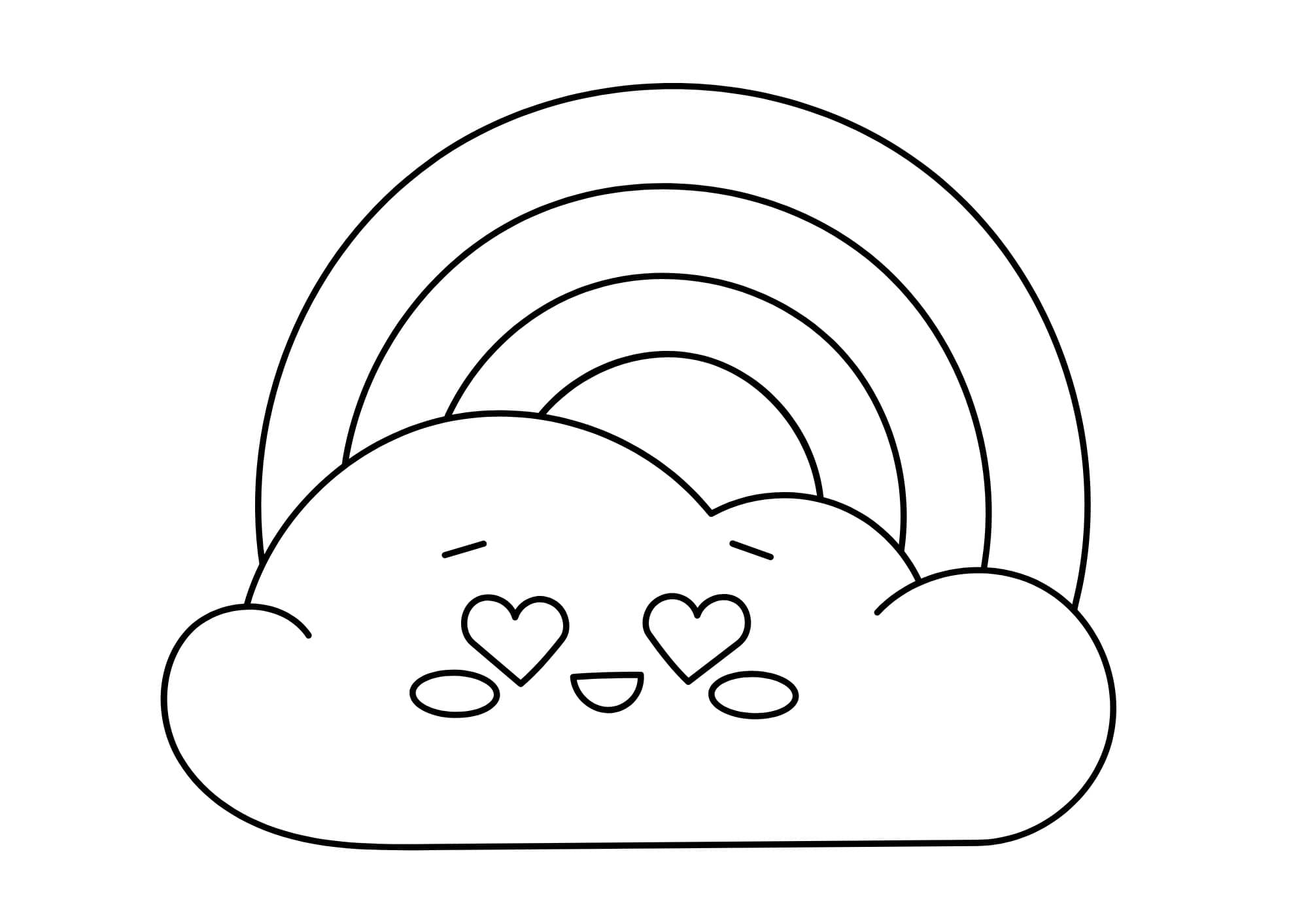 Clouds Color Sheets (Free + Printable)