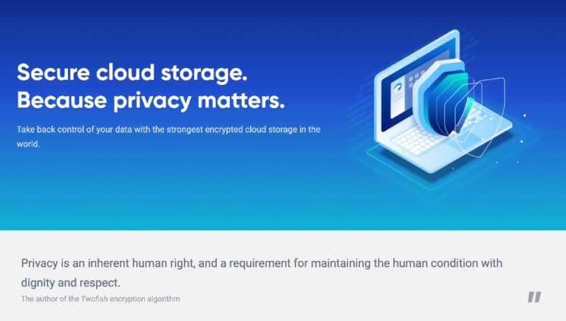 icedrive cloud features