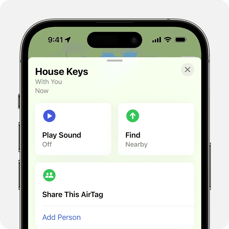 Find your keys, backpack, and more with AirTag and Find My