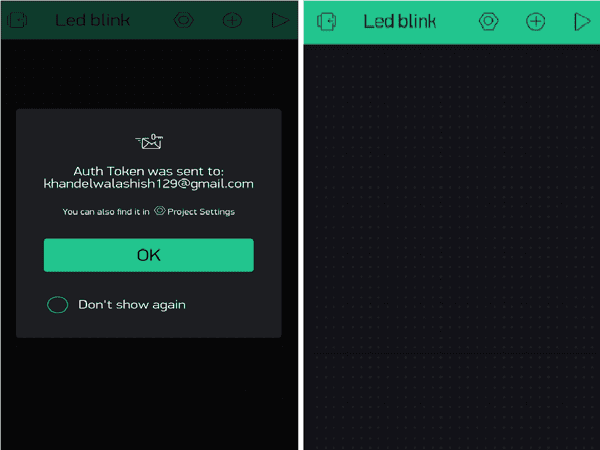 Configuring Email ID for Blynk App with ESP32