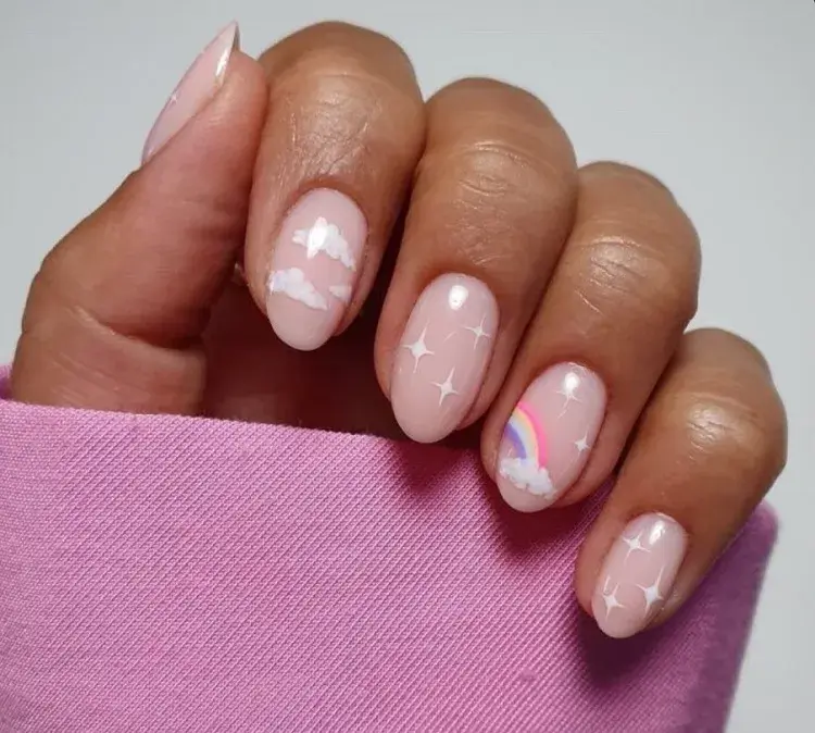 What Are Cloud Nails? Mirror The Sky Onto Your Manicure!