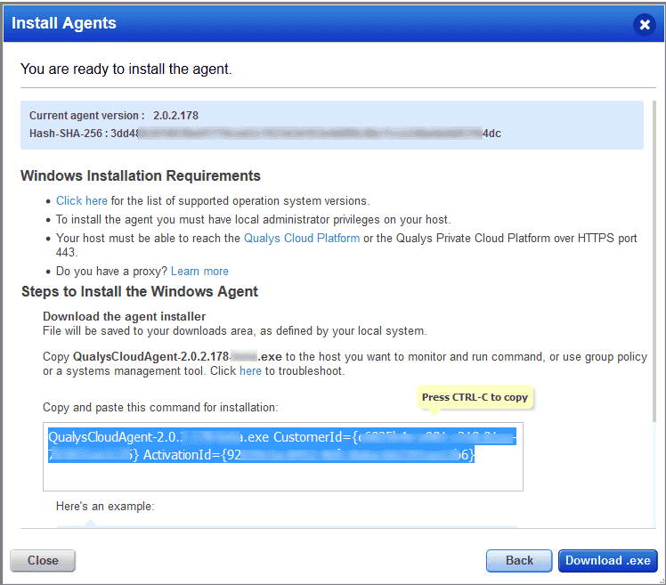 Install FIM agents