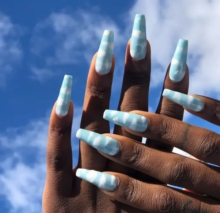 What Are Cloud Nails? Mirror The Sky Onto Your Manicure!