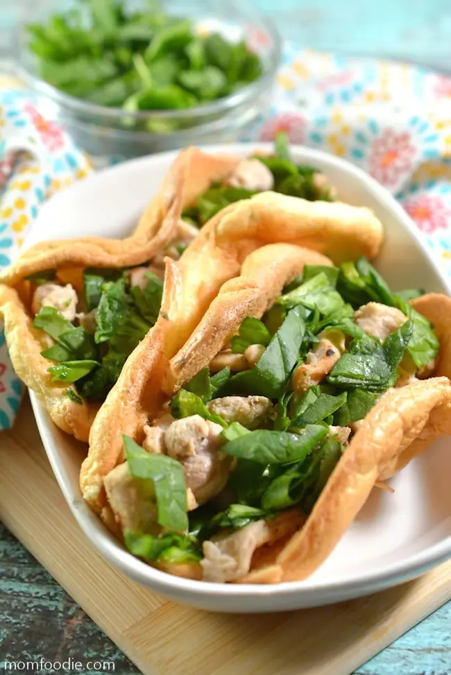 Keto Cloud Bread Lemon Chicken Wraps