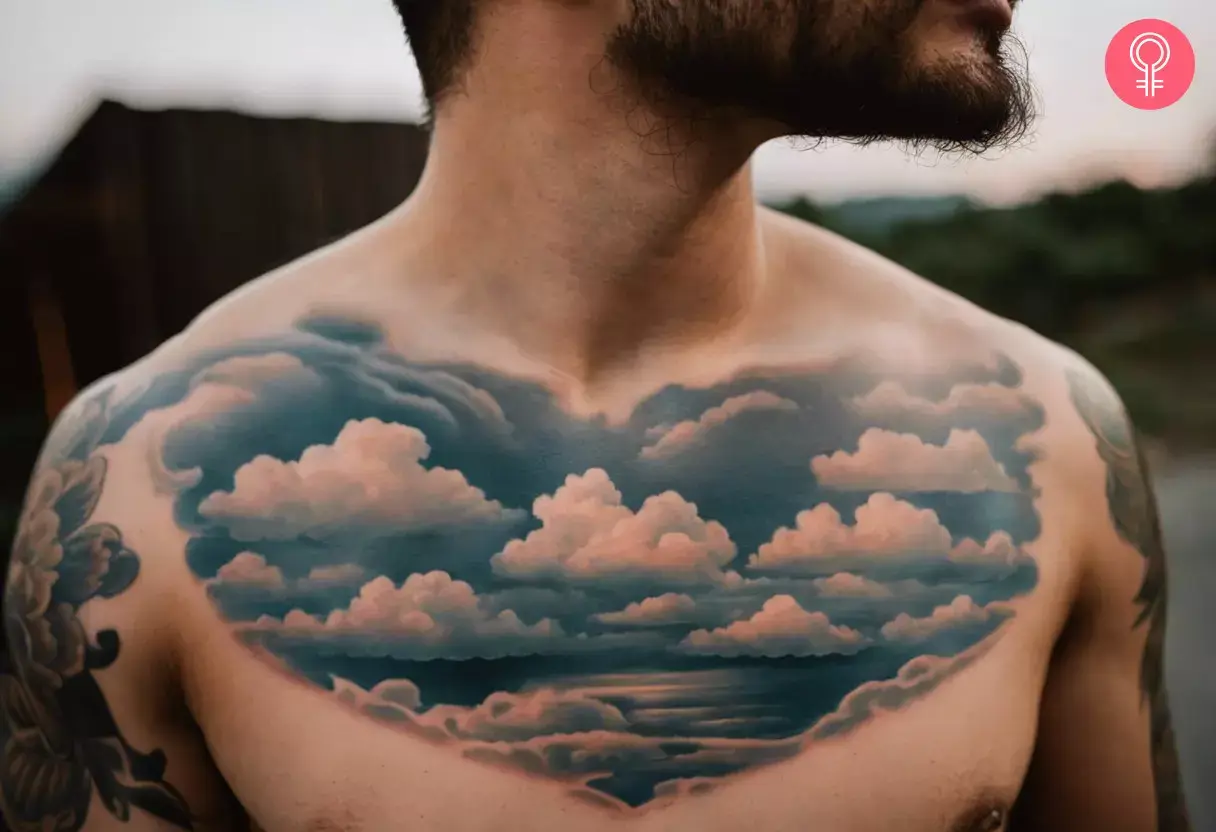8 Unique Cloud Tattoos Symbolizing Freedom and Airiness