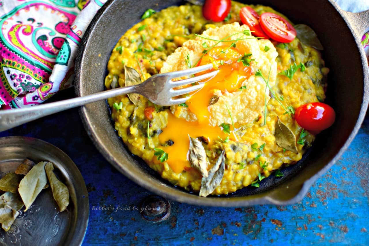 Cloud Eggs with Buttery Dal