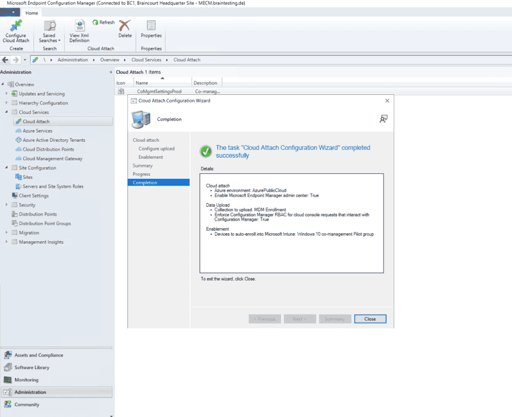 Co-Management with Microsoft Endpoint Configuration Manager and Microsoft Intune