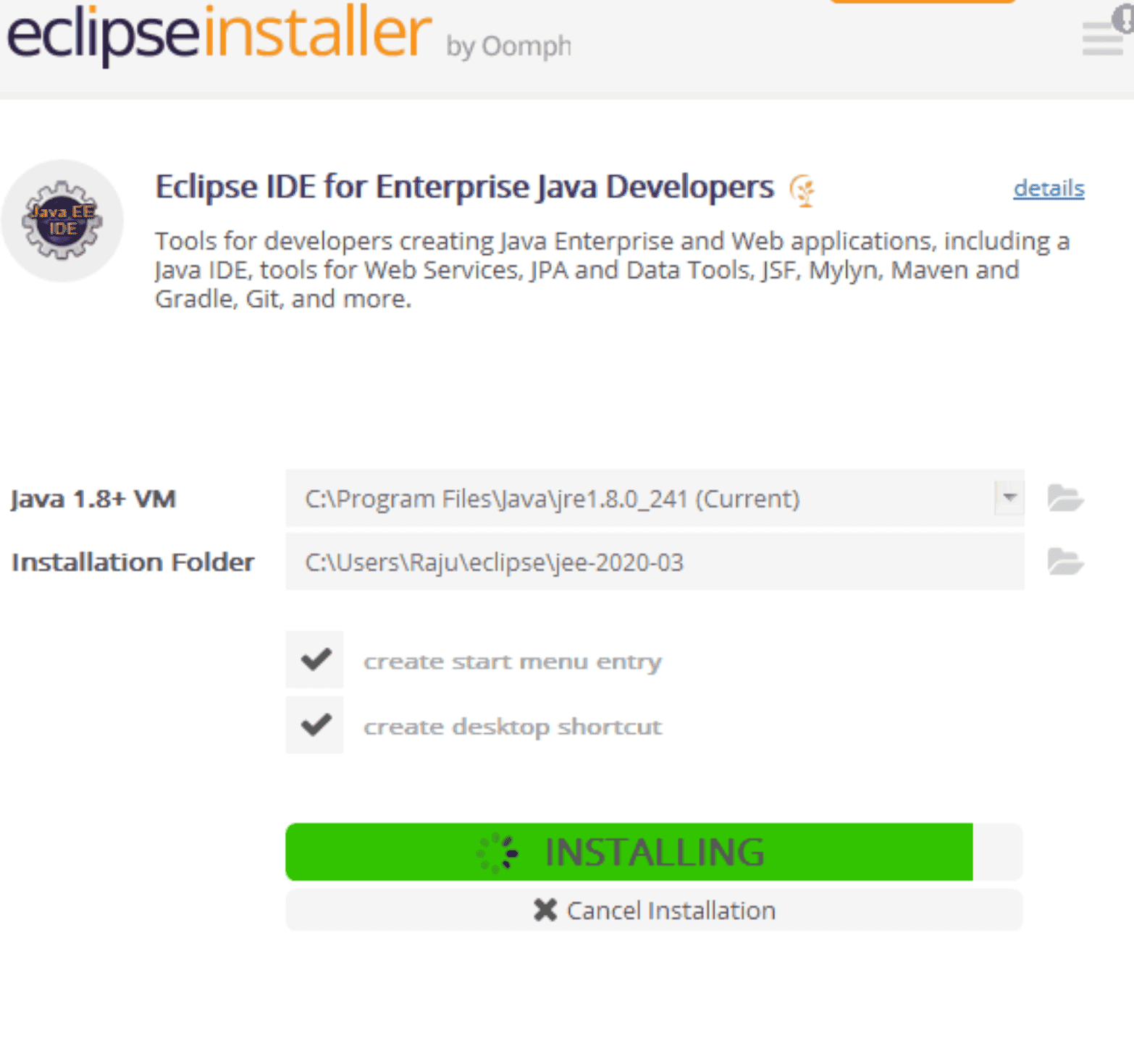 Installation Eclipse and configuration ADT tool
