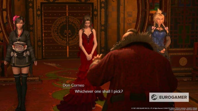Final Fantasy 7 Dresses: How to get all nine outfits for Cloud, Tifa and Aerith explained