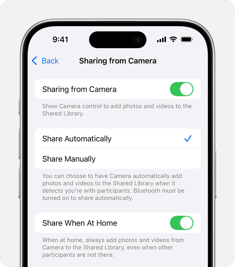 How to use iCloud Shared Photo Library