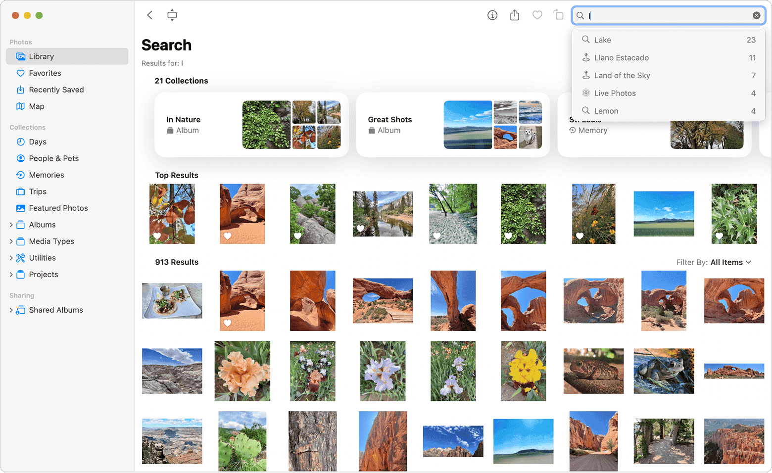 Organize and find your photos on your Mac