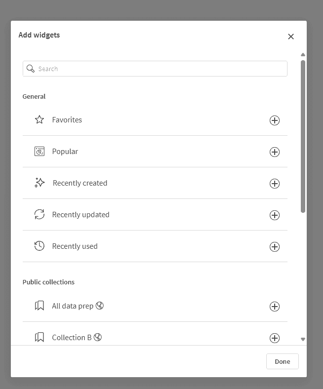 Insights activity center