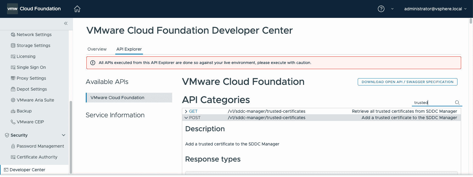 VMware Cloud Foundation Offline Depot Introduction