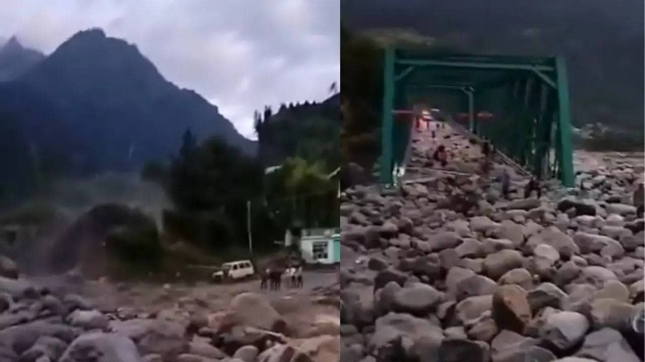 Cloud Burst Hits Palchan Near Manali, Leh-Manali Highway Affected by Flash Floods
