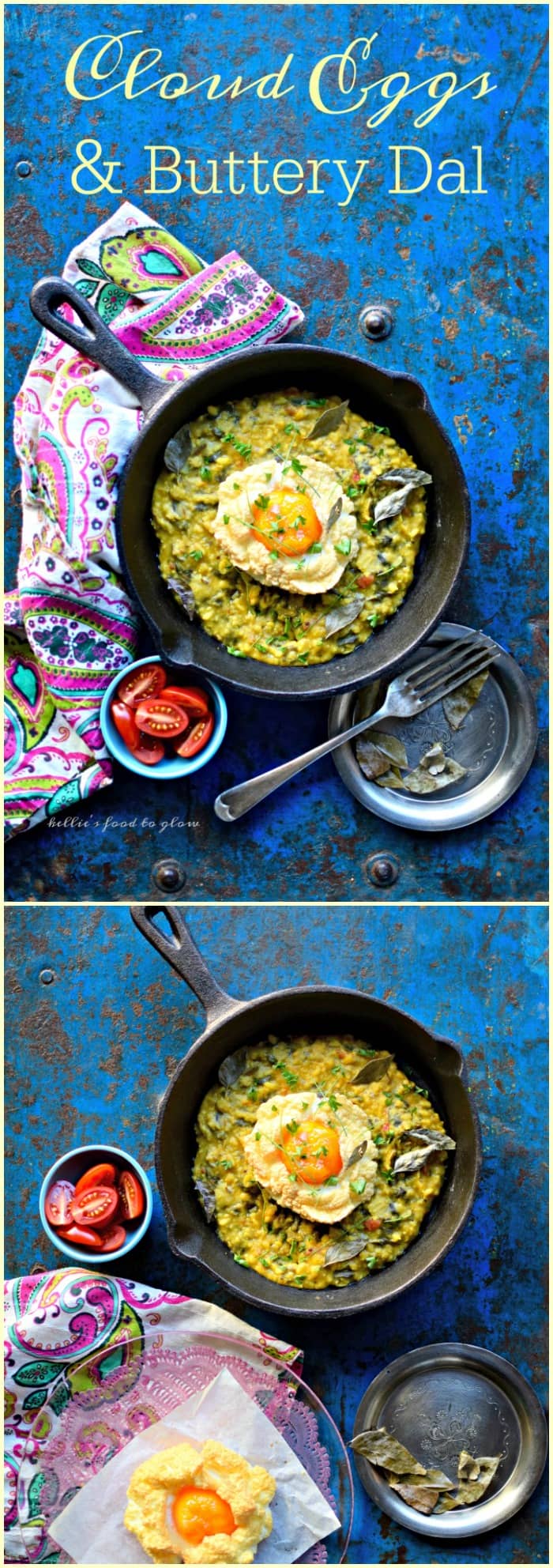 Cloud Eggs with Buttery Dal