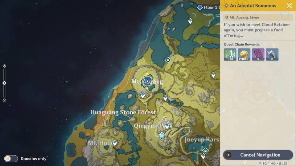 Genshin Impact: An Adeptal Summons Quest Walkthrough