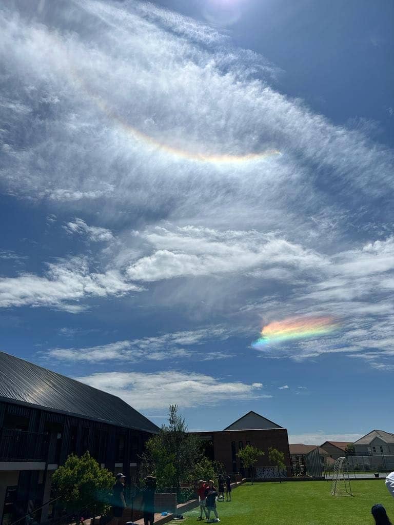 Spectacular RAINBOW CLOUD spotted over Gauteng [photos]