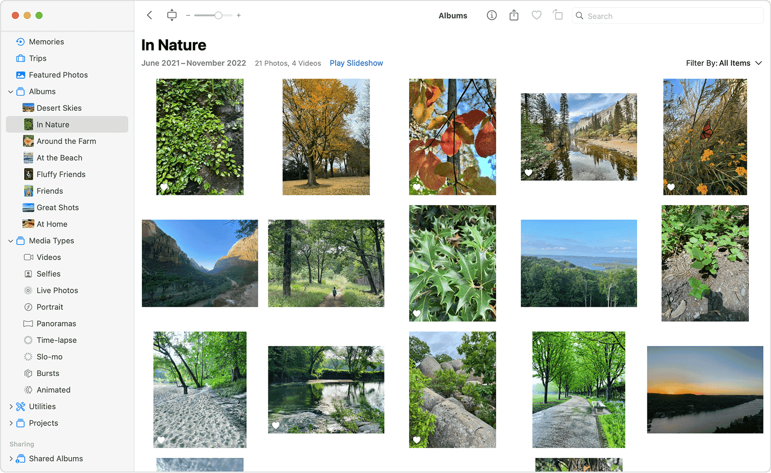 Organize and find your photos on your Mac