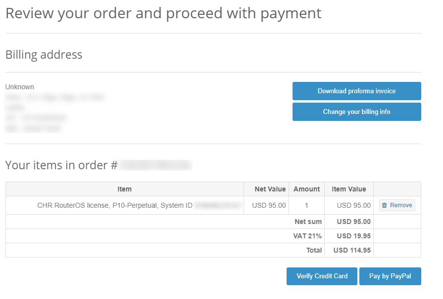 Cloud Hosted Router, CHR