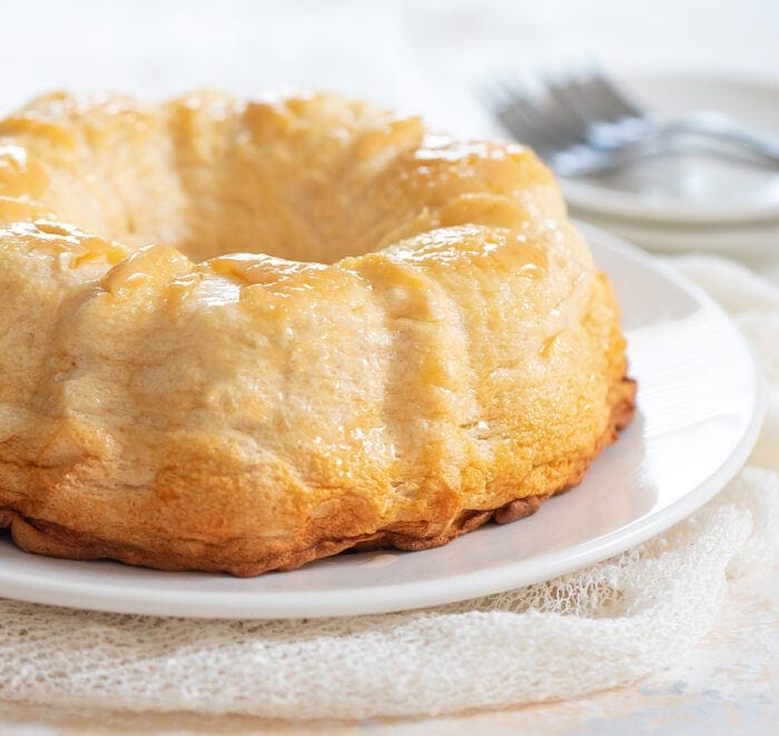 2 Ingredient Honey Cloud Cake (No Flour, Butter or Oil)