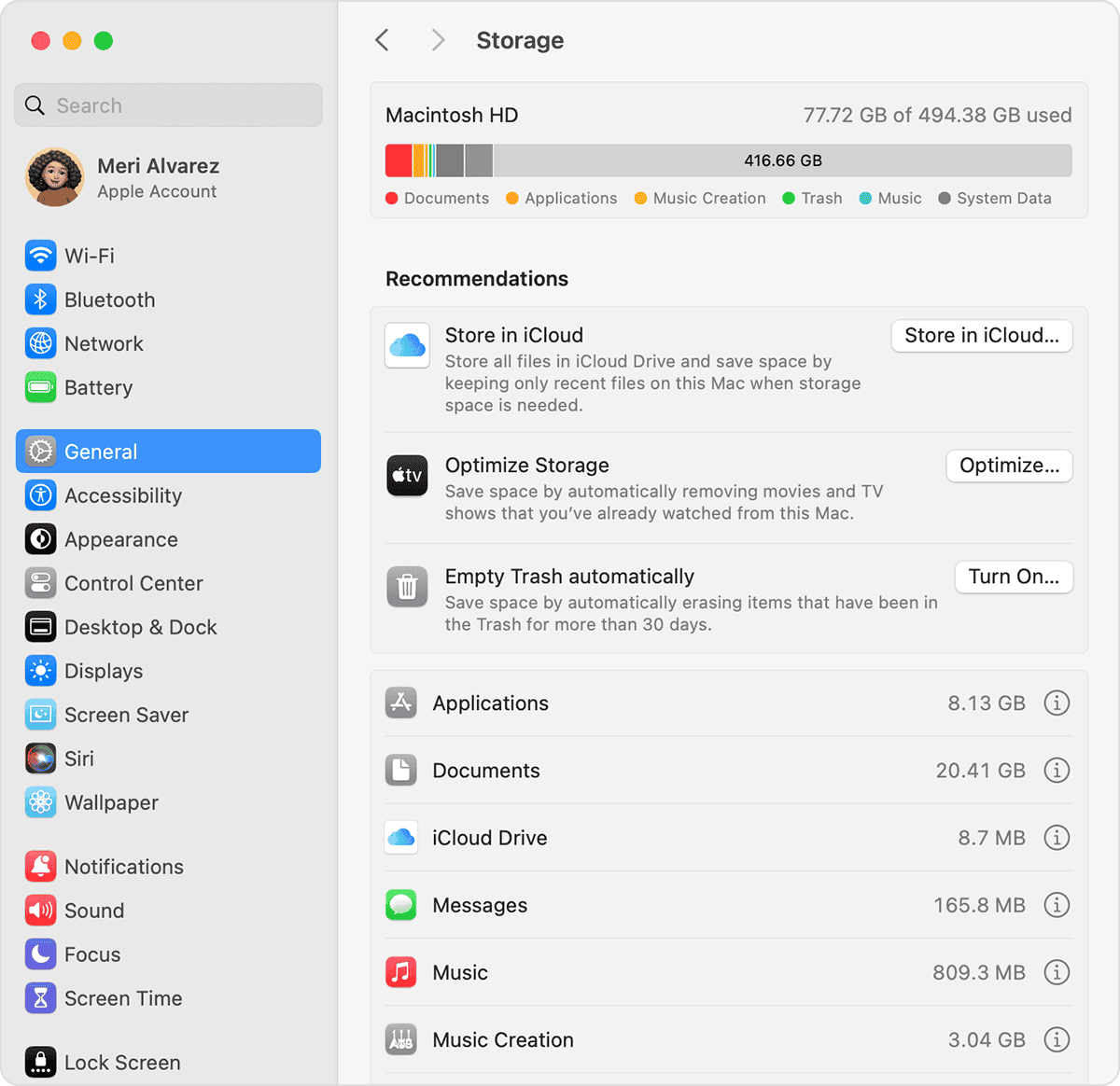 What's the difference between device storage and iCloud storage?