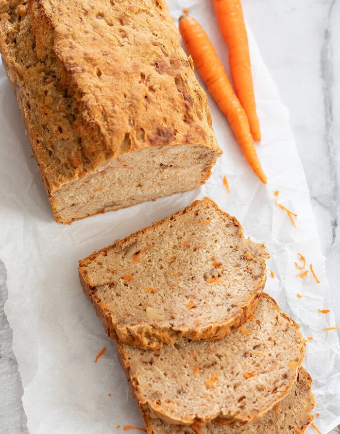 3 Ingredient Carrot Bread