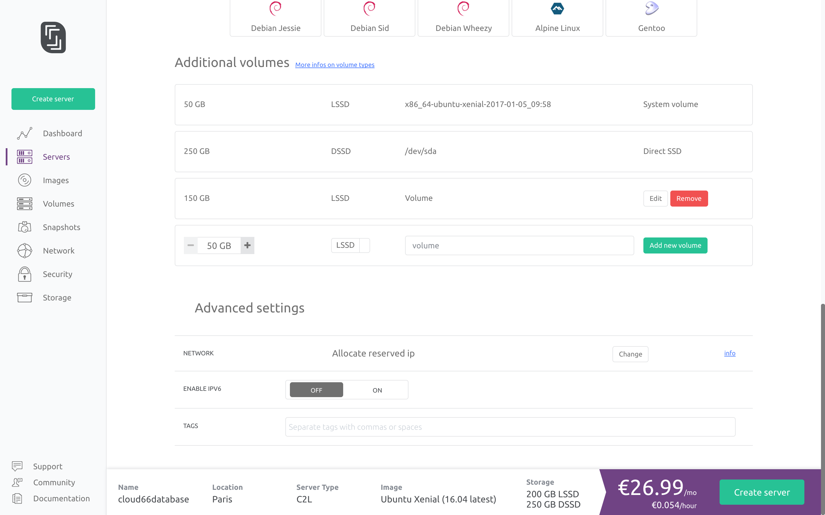 Deploying Applications to Scaleway using registered servers.