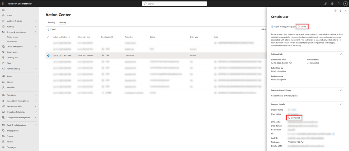 Take response actions on a device in Microsoft Defender for Endpoint