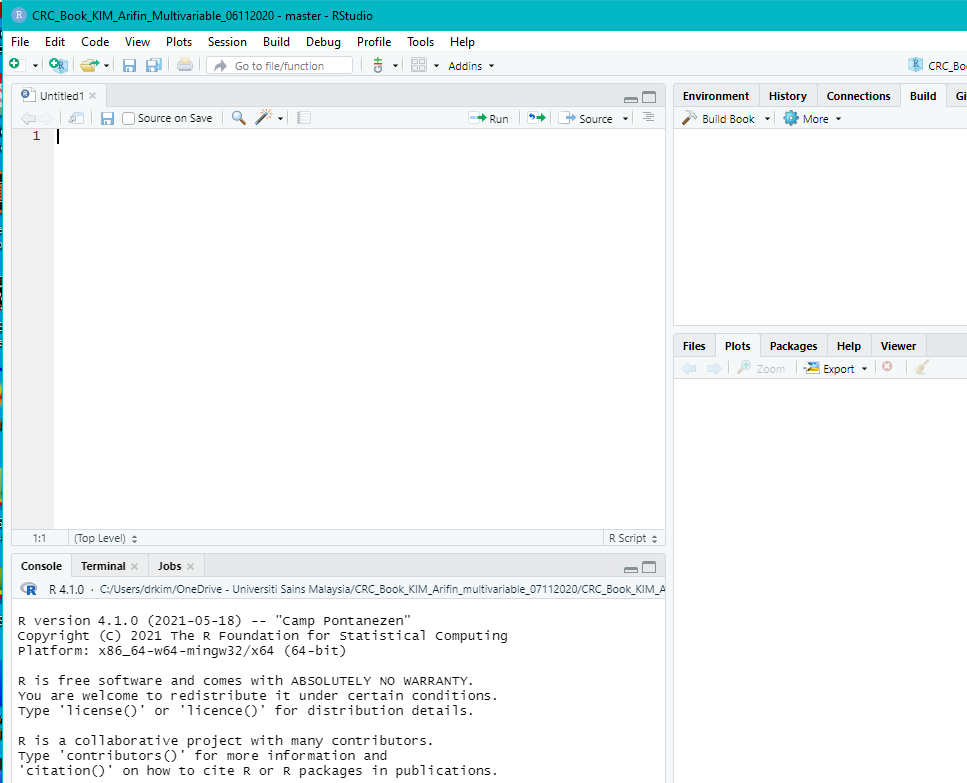 Chapter 1 R, RStudio and RStudio Cloud