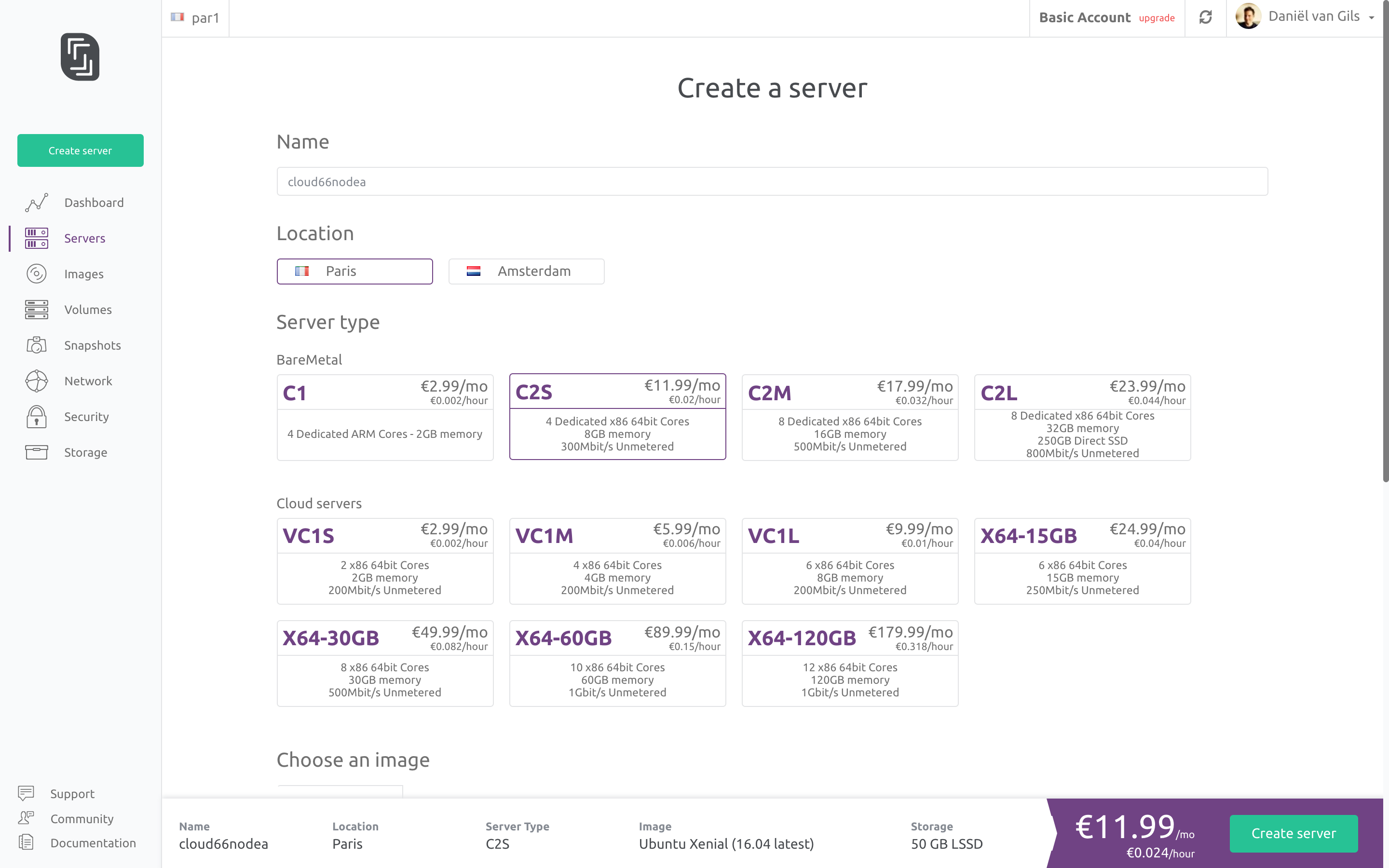 Deploying Applications to Scaleway using registered servers.