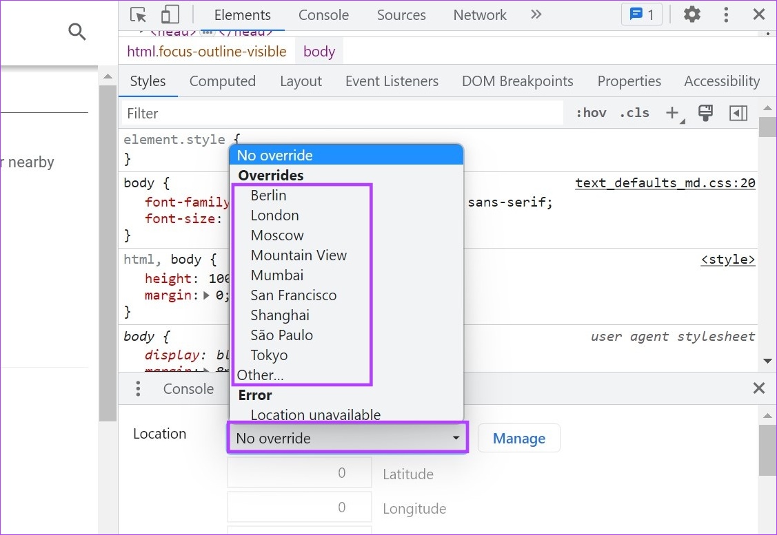 How to Change or Fake Location in Chrome, Edge, and Firefox