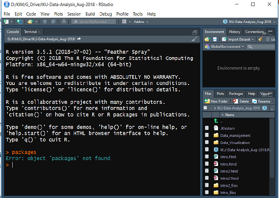 Chapter 1 R, RStudio and RStudio Cloud