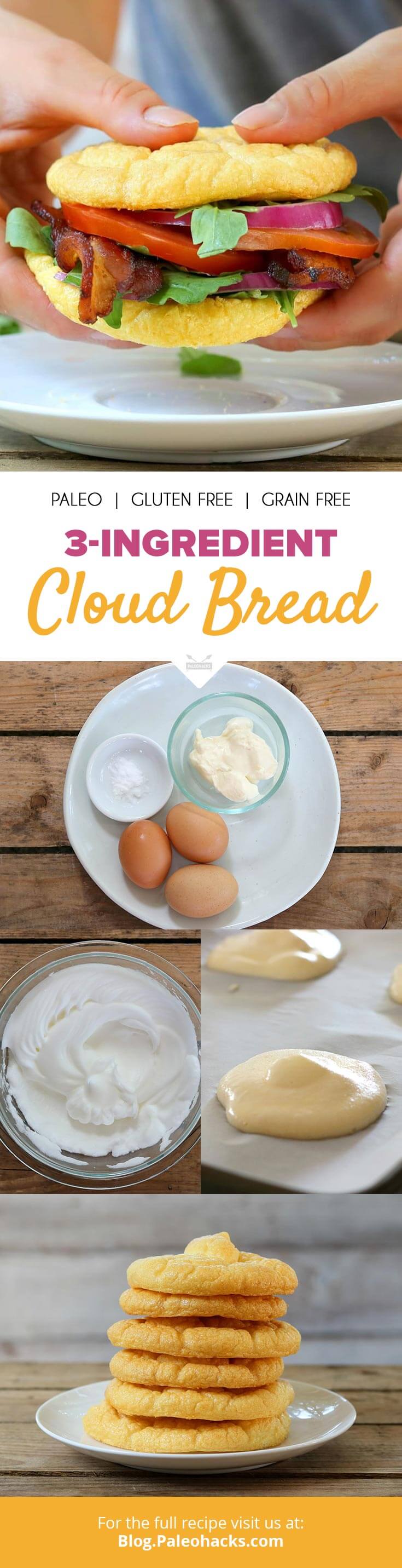 3-Ingredient Cloud Bread Recipe