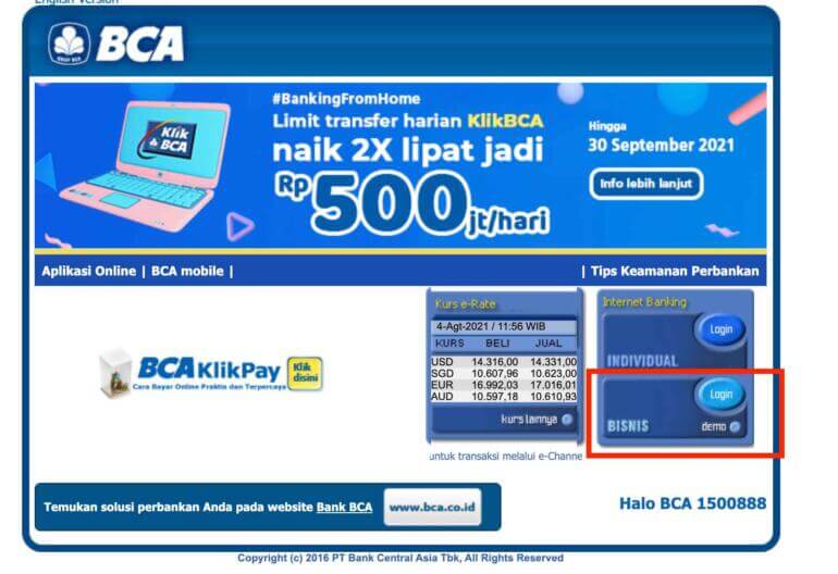 Klik BCA Bisnis: Daftar, Login dan Cara Aman Bertransaksi