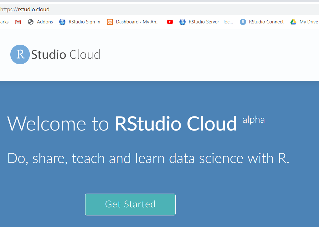 Chapter 1 R, RStudio and RStudio Cloud