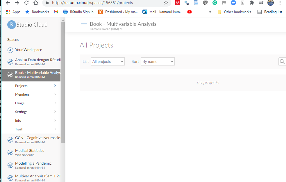 Chapter 1 R, RStudio and RStudio Cloud