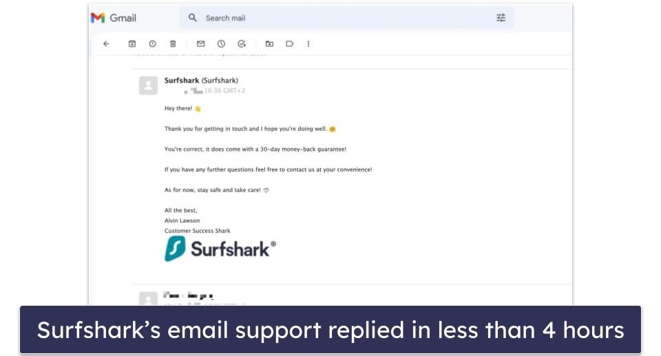 Surfshark Antivirus Customer Support — Super Fast Customer Support (Oneof the Best in 2024)