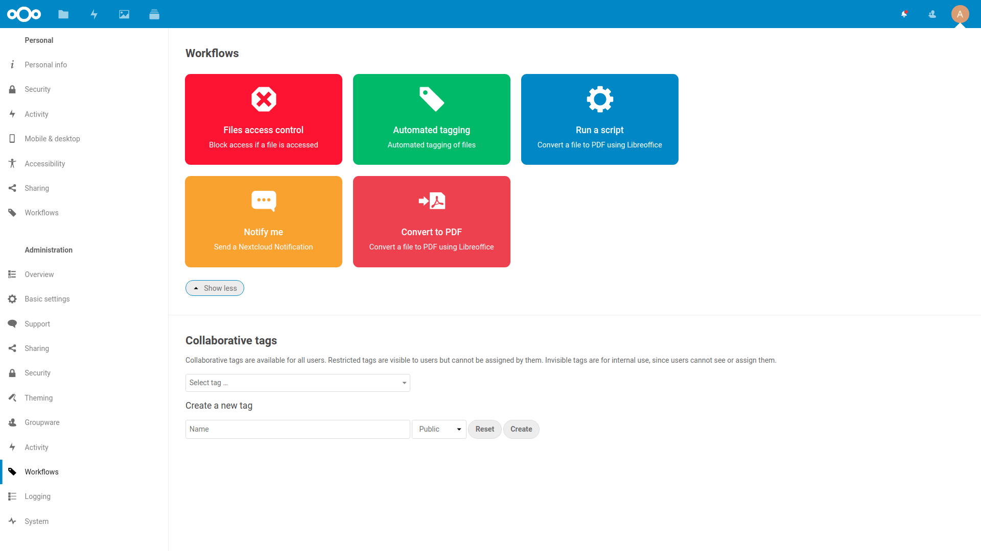 Nextcloud Flow makes it easy to automate workflows and actions