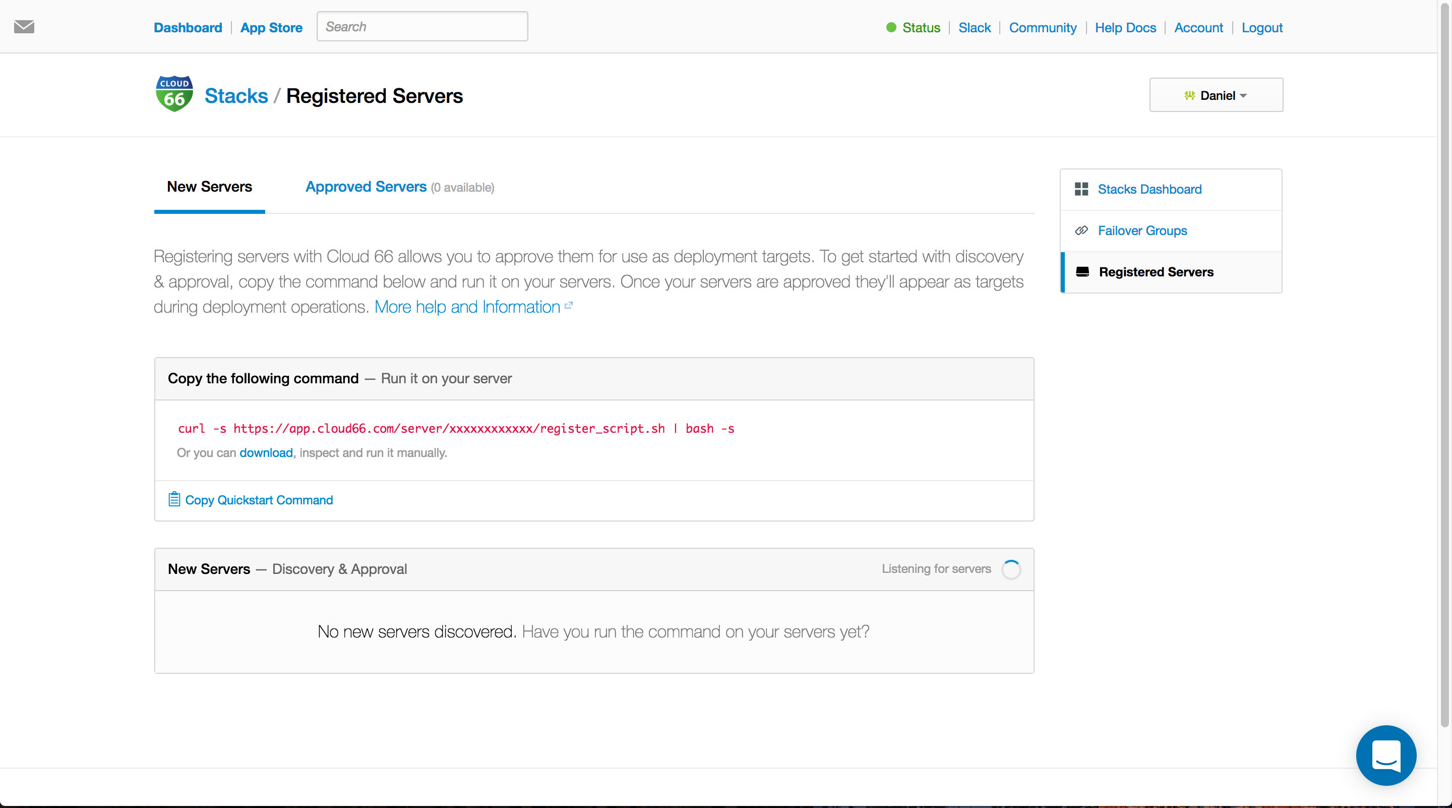 Deploying Applications to Scaleway using registered servers.