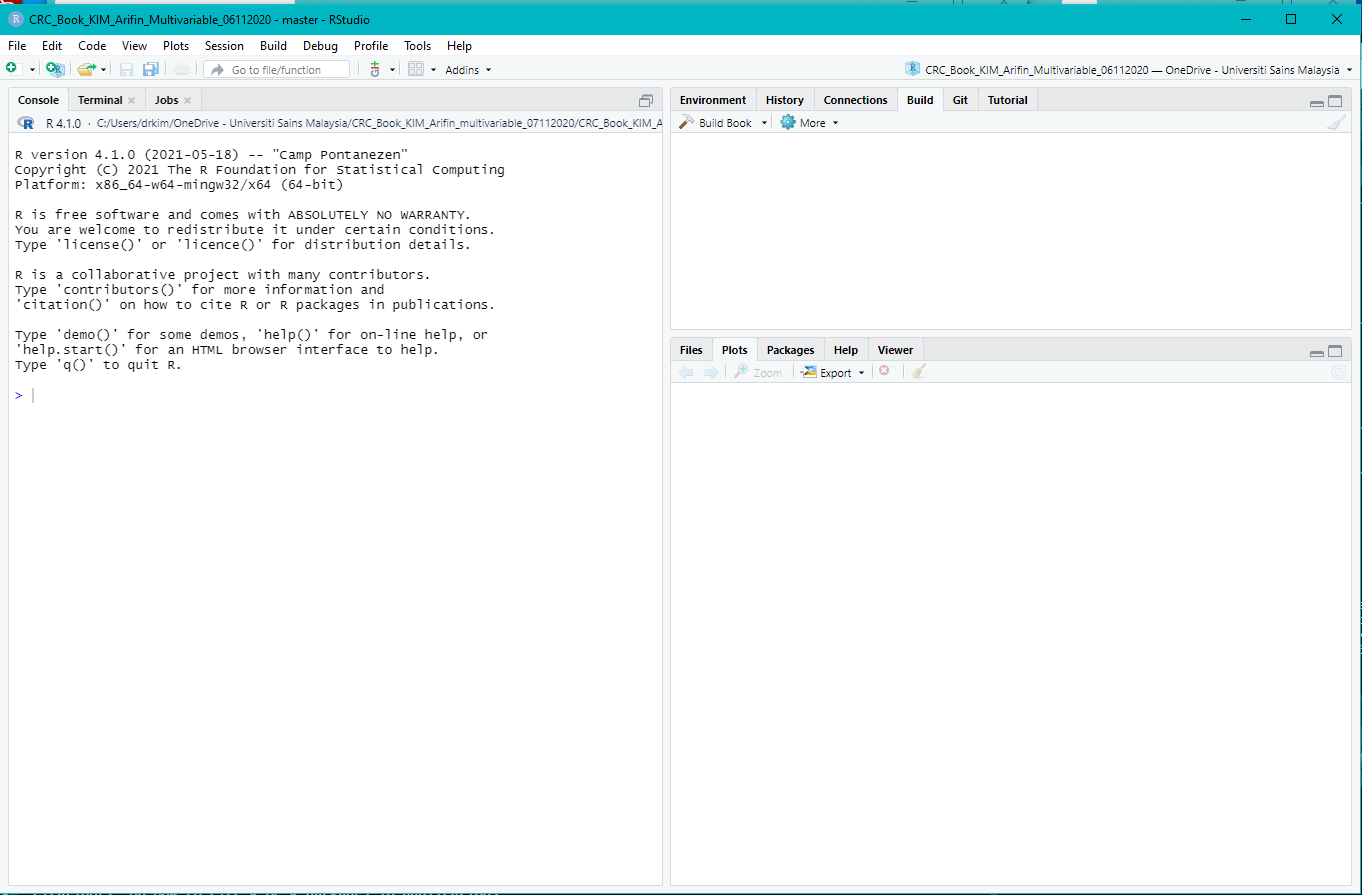 Chapter 1 R, RStudio and RStudio Cloud