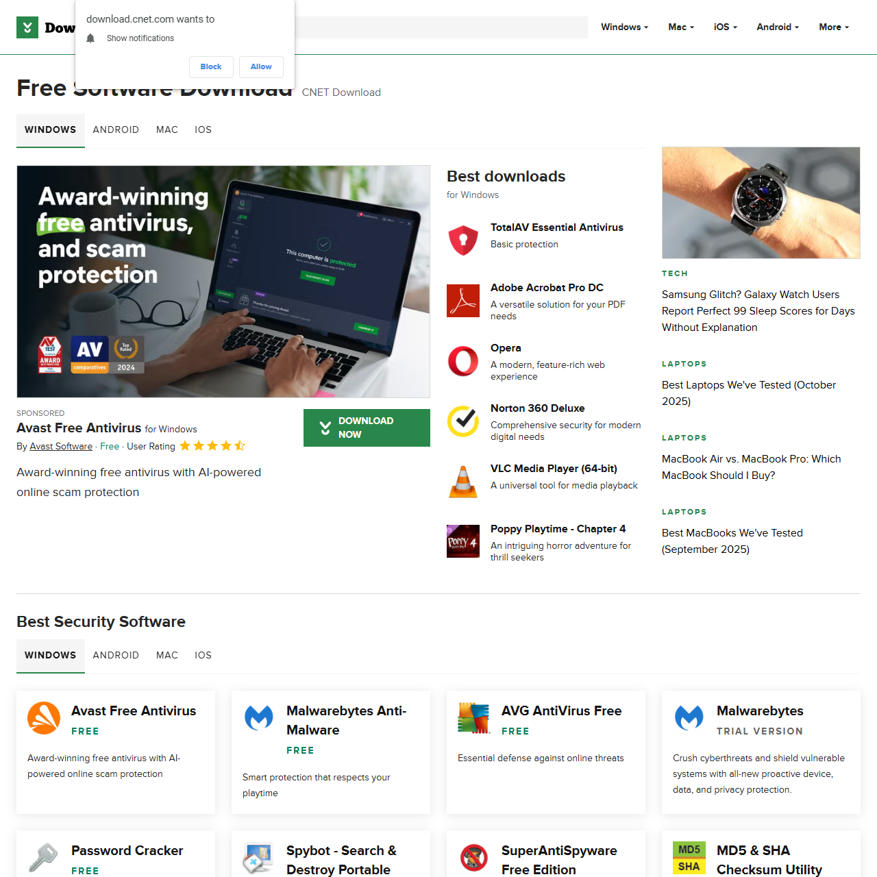 Free Software Downloads and Reviews for Windows