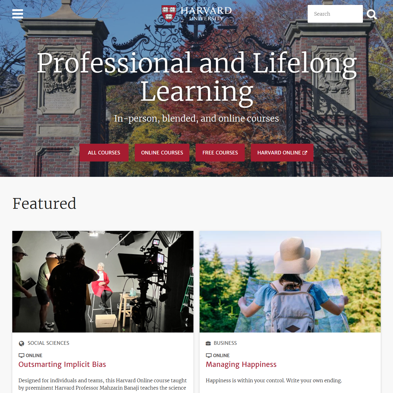 Professional and Lifelong Learning