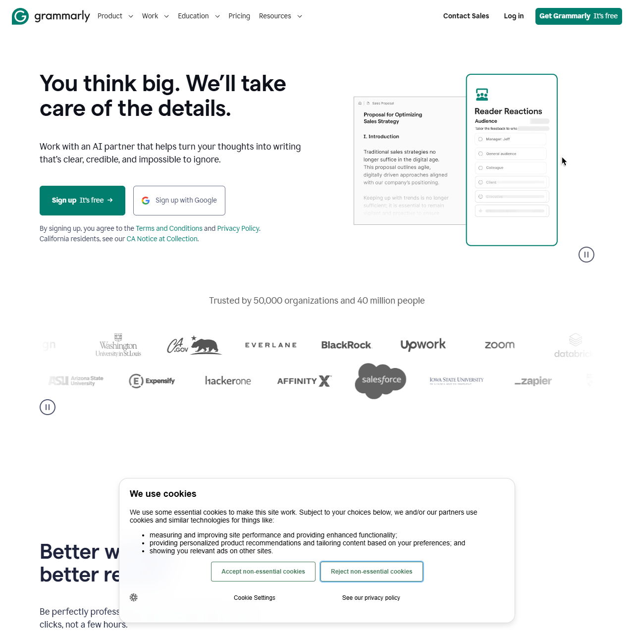 Grammarly: Free AI Writing Assistance