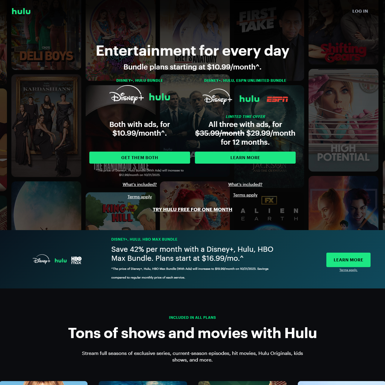 Stream TV and Movies Live and Online