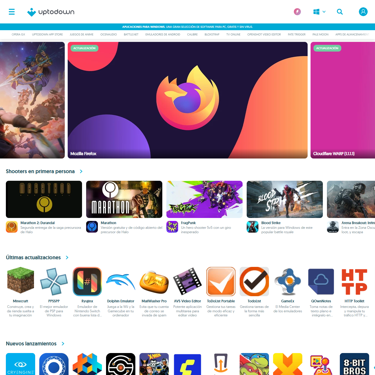 Descarga de apps para Android