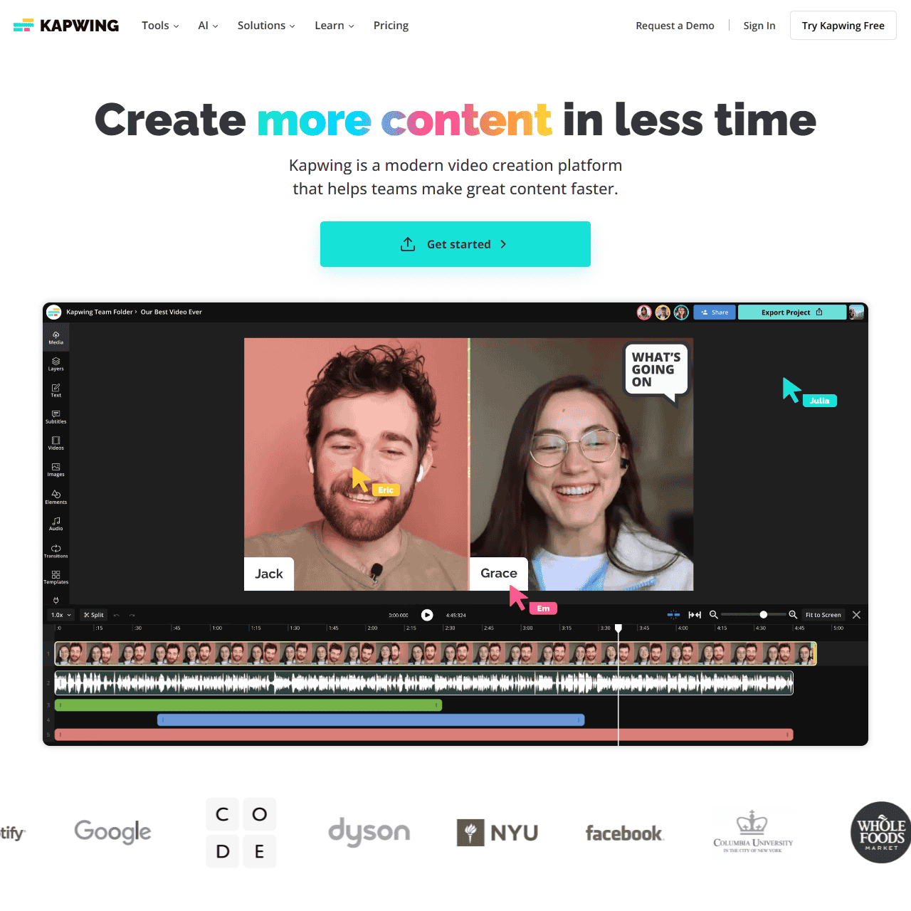 Kapwing — Create more content in less time