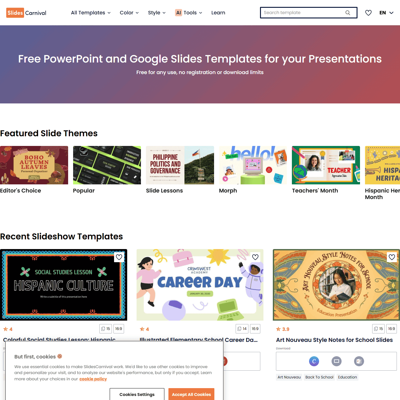 SlidesCarnival: Free PowerPoint & Google Slides Templates That Stand Out