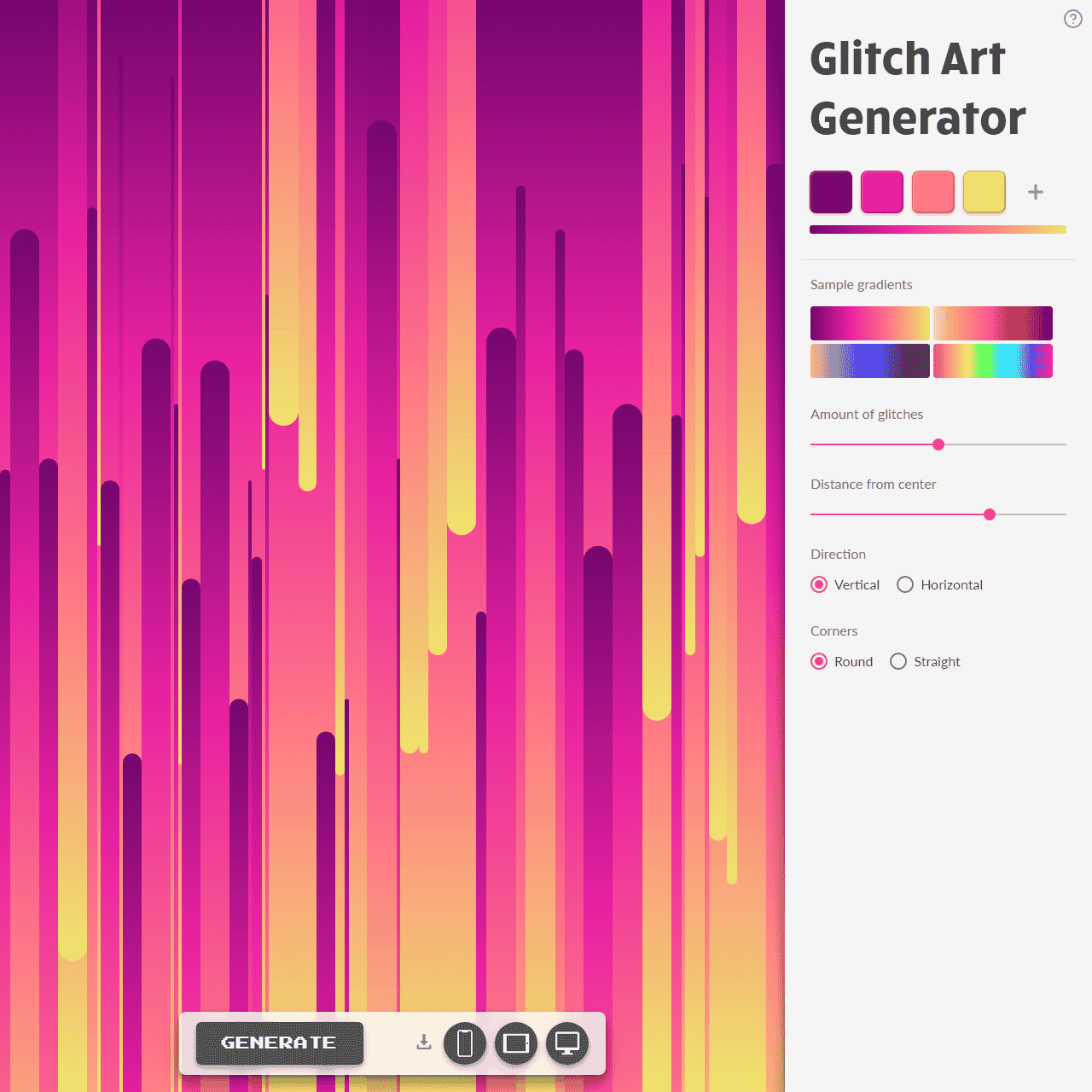 Glitch Art Generator