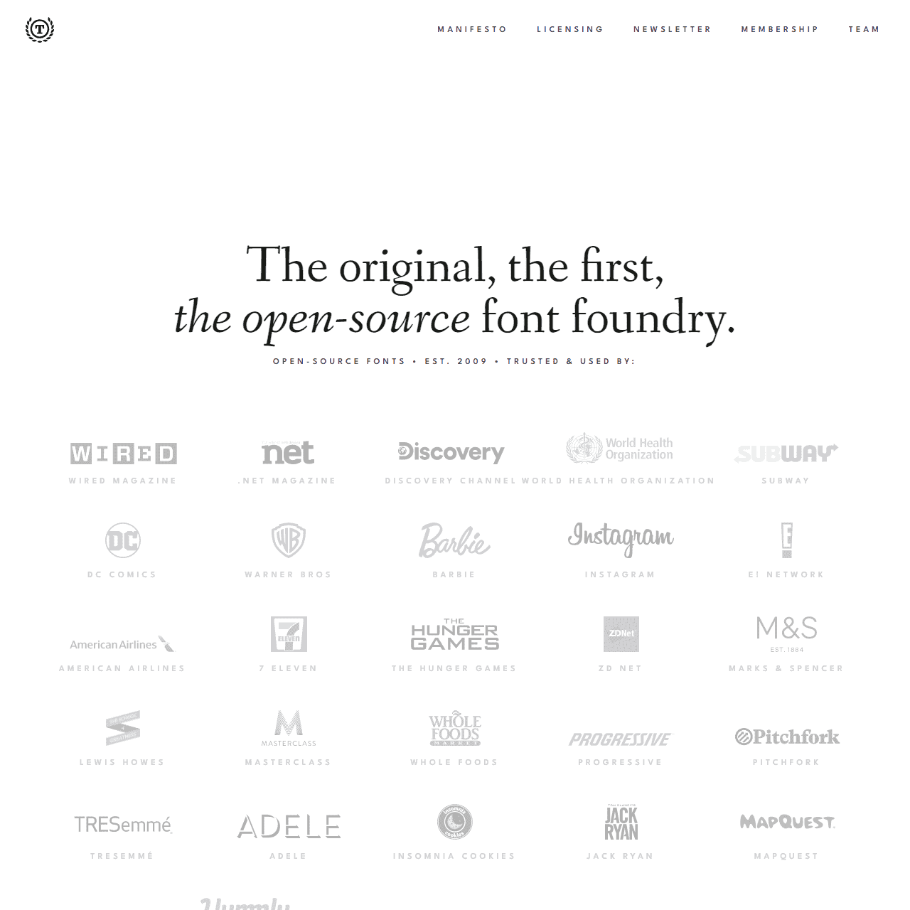 The League of Moveable Type