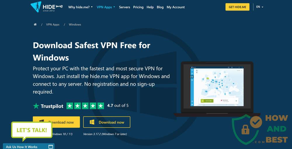 hide.me 下载软件